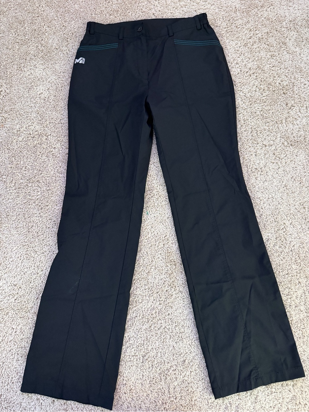 Millet Women's Hiking Pants Black Nylon Size 73 (approx US Medium)